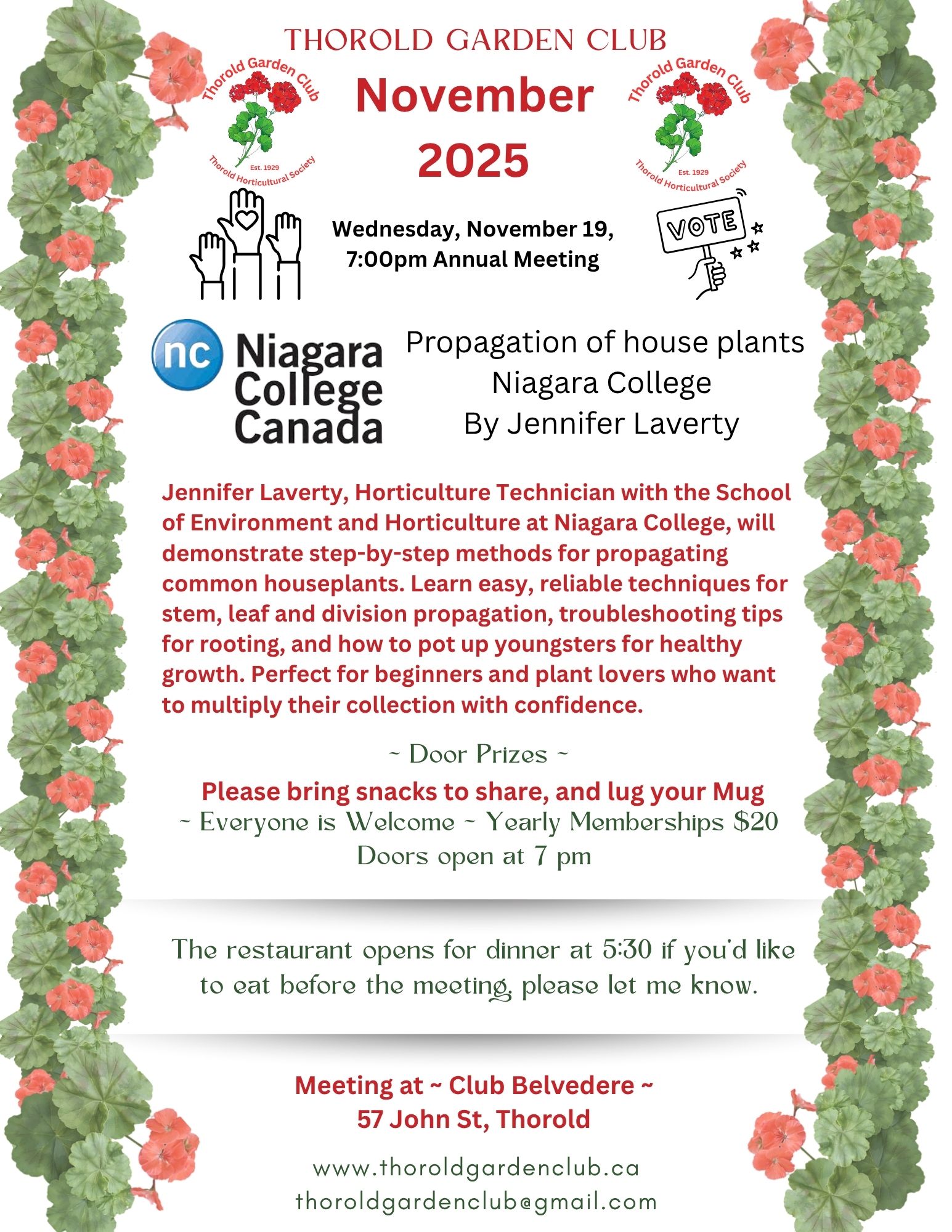 November Newsletter Pg 1/3