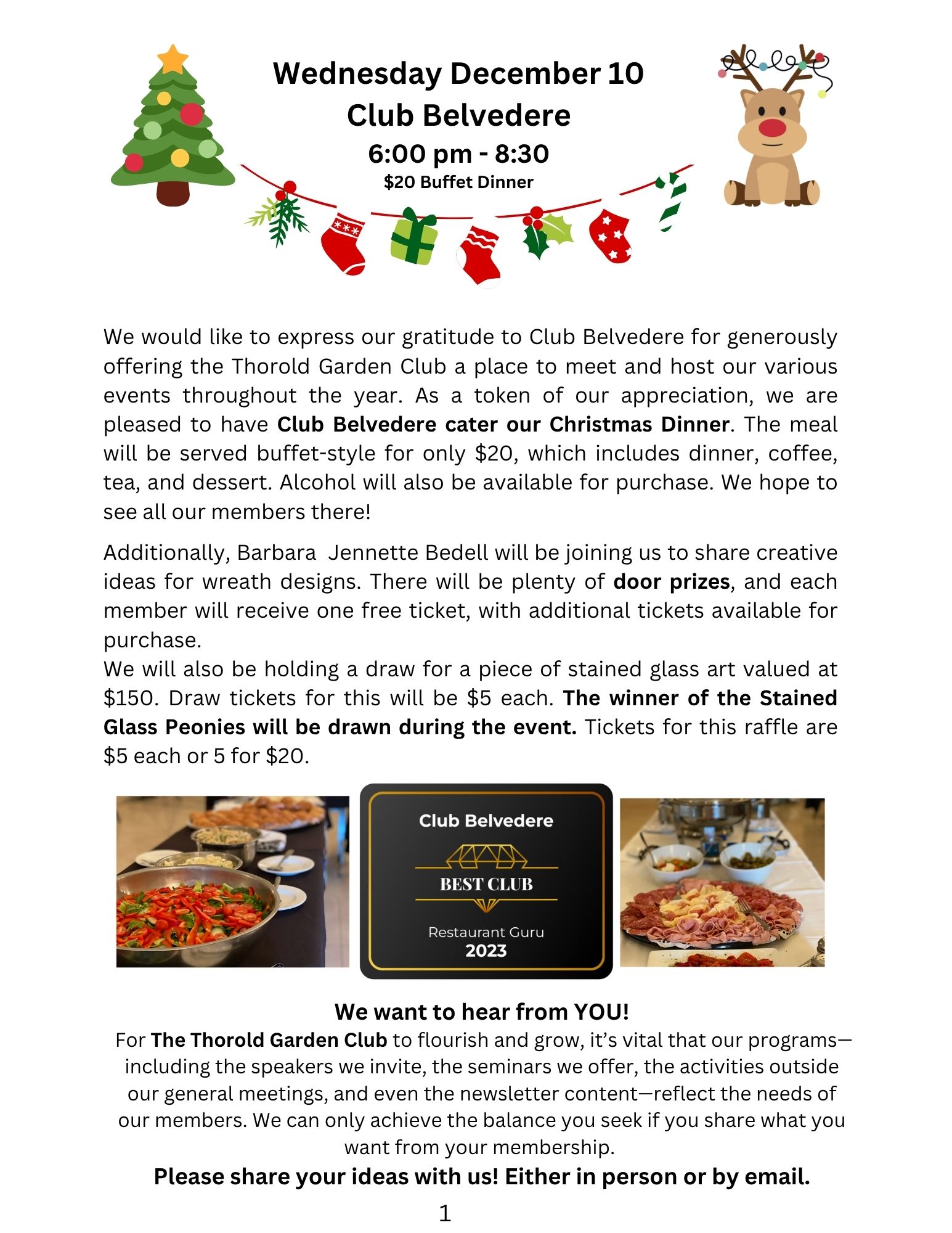 TGC Newsletter Christmas 2025