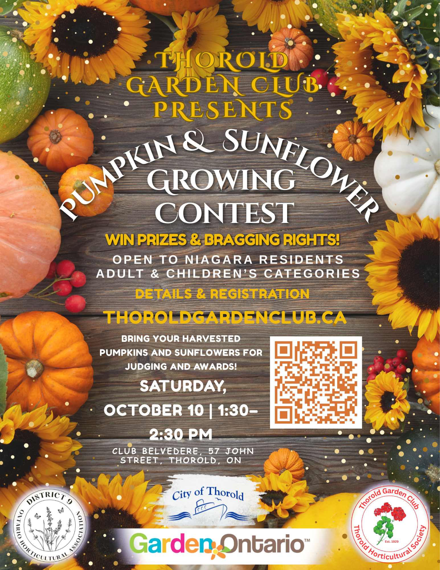 Pumpkin & Sunflower Crowing Contest 2026