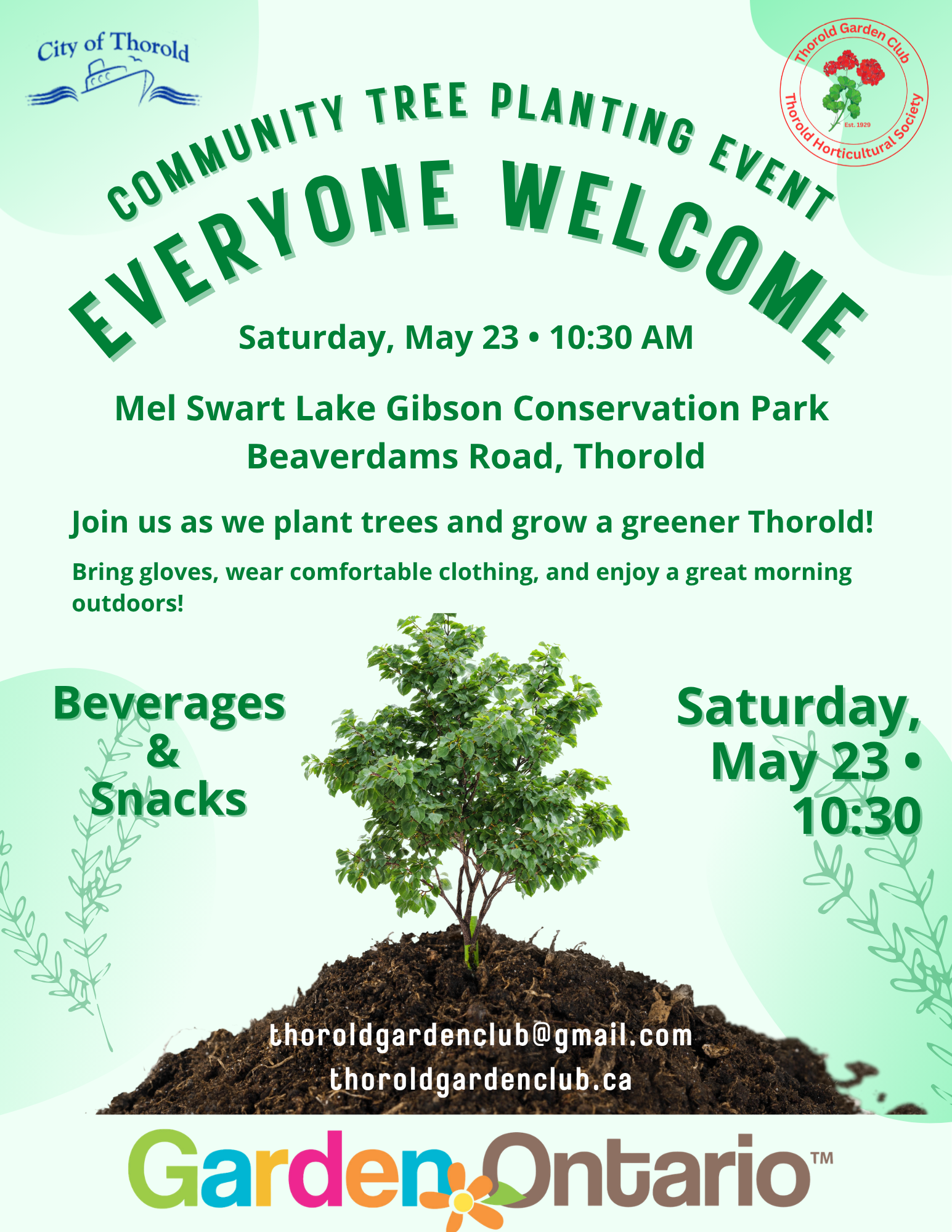 2026 Community Tree Planting Event Saturday, May 23 •